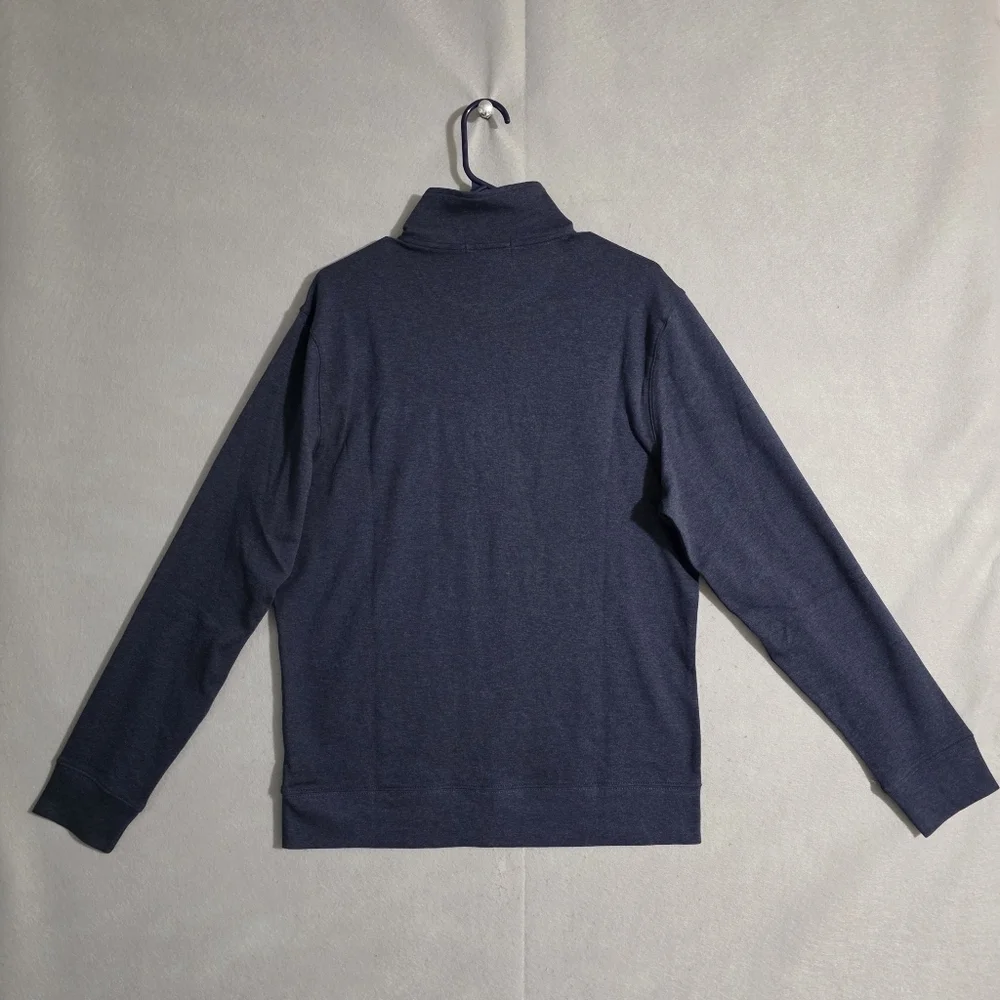 NWT Biltmore Mens Navy 1/4 Zip Pullover Sweatshirt Size Medium